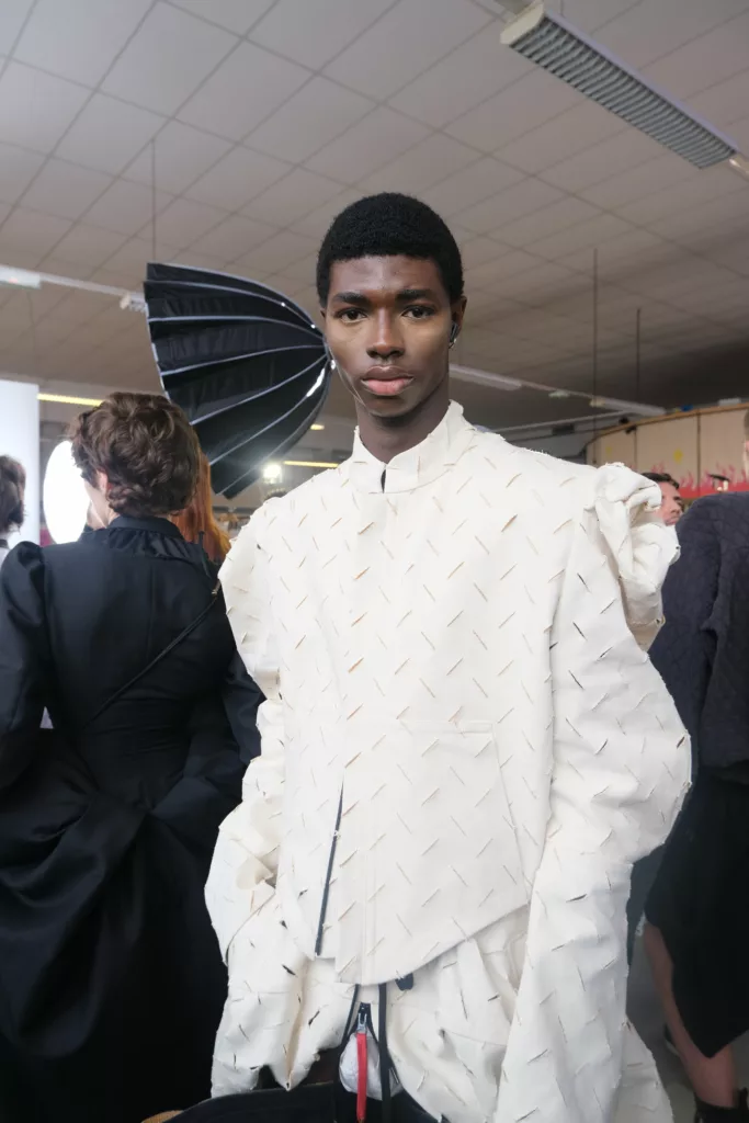 Vivienne Westwood PFW Menswear AW24, Key MUA Isamaya Ffrench