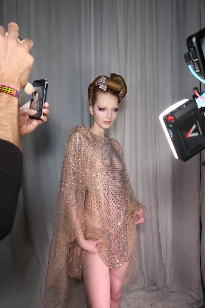 The Blonds NYFW AW25, Key MUA Baltasar Gonzalez Pinel